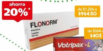 Farmacia San Pablo Flonorm 550mg 14 tabletas oferta