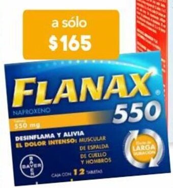 Farmacia San Pablo Flanax 550mg 12 tabletas oferta