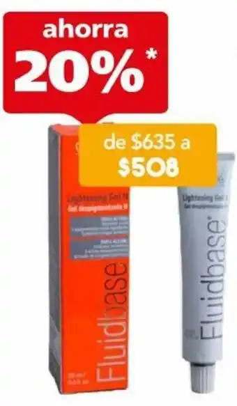 Farmacia San Pablo Genové Fluidbase Gel Despignentante H 20ml oferta