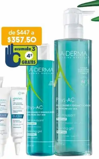 Farmacia San Pablo A-Derma Phys-AC Gel Moussant 200ml oferta