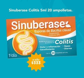Farmacia San Pablo Sinuberase suspensión en ampolletas de 5ml oferta