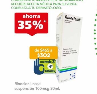Rinoclenil nasal 200 aplicaciones 30 ml suspensión frasco dosificador