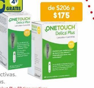 One touch select plus tiras reactivas 25 piezas