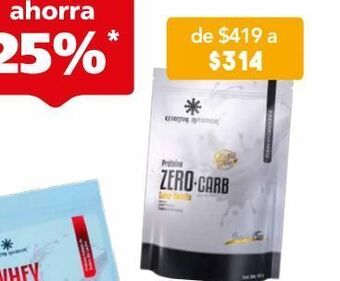Essential nutrition zero-carb proteína en polvo sabor vainilla