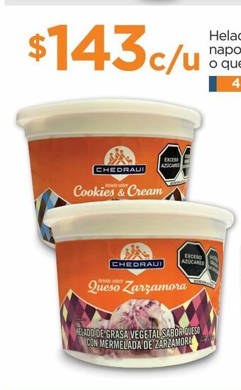 Chedraui Helado chedraui 4l oferta