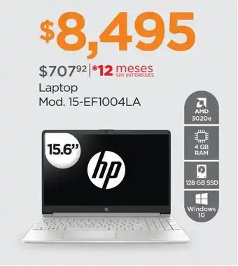 Chedraui Laptop hp 15,6" oferta