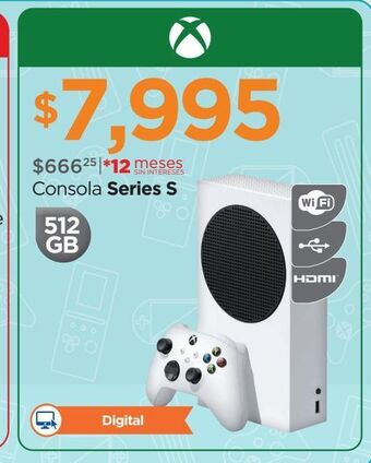 Consola series s 512gb