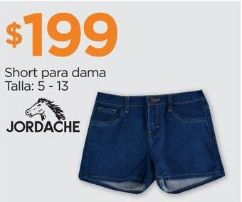 Chedraui Short para dama talla 5-13 jordache oferta