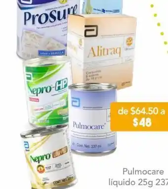 Farmacia San Pablo Pulmocare fórmula líquida específica para enfermedad pulmonar sabor vainilla 237 ml oferta