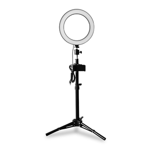 Aro de Luz Led con Tripié y Control Remoto RadioShack ZD200 / Bluetooth / Negro
