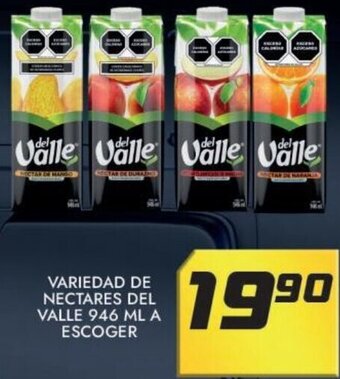 Variedad de Nectares Del Valle 946 ml a Escoger