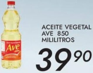 Aceite Vegetal Ave 850ml
