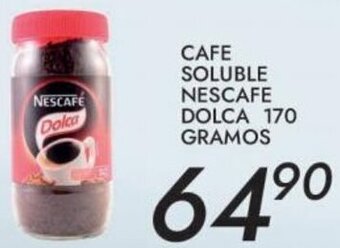 Alsuper Cafe Soluble Nescafe Dolca 170g oferta