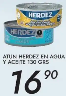 Atun Herdez en Agua Y Aceite 130g