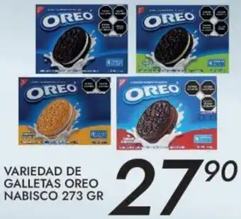 Variedad de Galleta Oreo Nabisco 273g