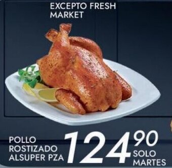 Alsuper Pollo Rostizado Alsuper Pza oferta