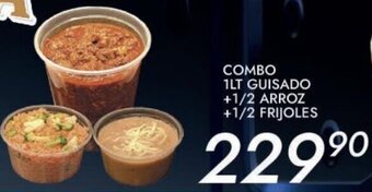 Alsuper Combo 1lt Guisado + 1/2 Arroz + 1/2 Frijoles oferta
