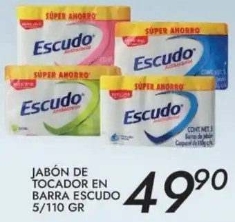 Jabón de Tocador en Barra Escudo 5/110g