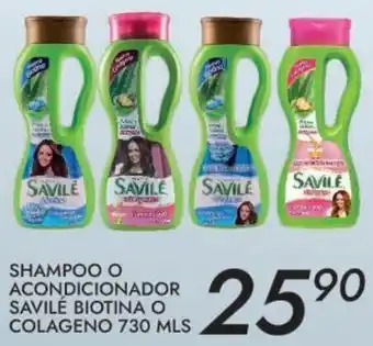 Shampoo O Acondicionador Savilé Biotina O Colageno 730ml