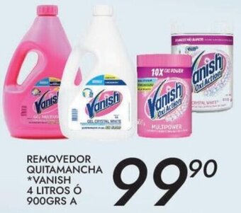 Removedor Quitamancha Vanish 4lt ó 900g