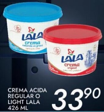 Alsuper Crema Acida Regular O Light Lala 426ml oferta