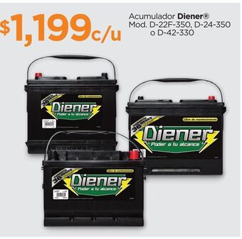 Chedraui Acumulador diener oferta