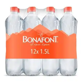 Sam's Club Agua natural bonafont 12 pzas 1.5 l oferta