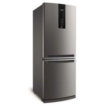 Refrigerador bottom mount whirlpool 17p silver wre57bktww