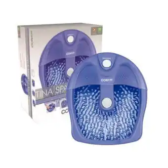 Tina de hidromasaje conair con vibración morado