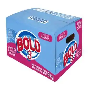 Sam's Club Detergente en polvo bold 3 cariñitos de mamá 9 kg oferta
