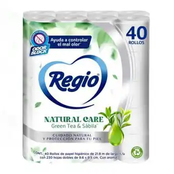 Sam's Club Papel higiénico regio natural care 40 rollos oferta