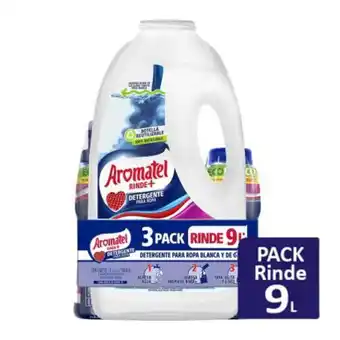 Sam's Club Kit inicial detergente líquido aromatel rinde+ concentrado 3 pzas de 500 ml c/u + 1 botella vacía de 3 l oferta