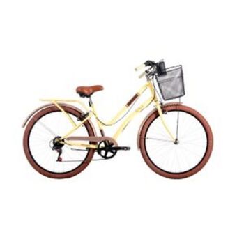 El Bodegón Bicicleta veloci portland city rodada 26 crema urbana oferta