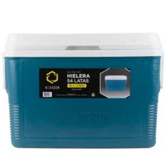 El Bodegón Hielera hexagon 48 qts azul 0467 oferta