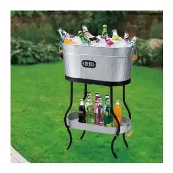 Sam's Club Hielera galvanizada con rack oferta