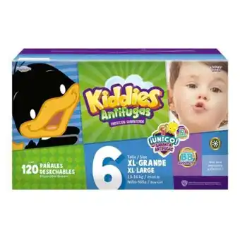 Sam's Club Pañales talla 6 chicolastic kiddies antifugas 120 pzas oferta