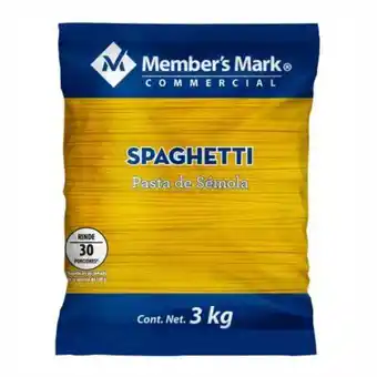 Sam's Club Spaghetti member's mark 3 kg oferta