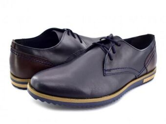 Calzzapato Aretina company 5608 atanado marino/cafe 25 - 30 oferta