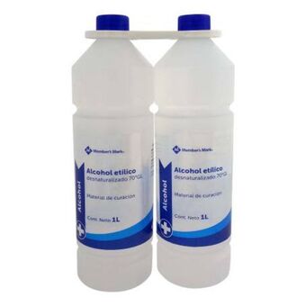Alcohol desnaturalizado member's mark 2 botellas de 1 l