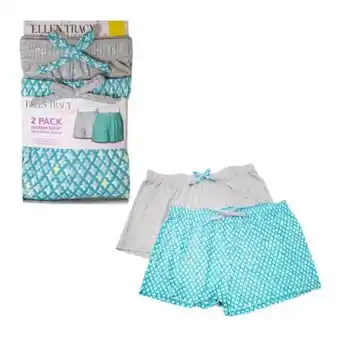 Set de shorts para dama ellen tracy talla ch verde 2 pzas