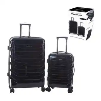 Set de maletas travelers club platinum negras