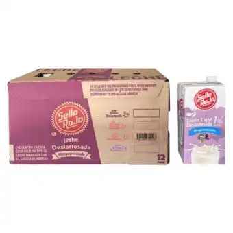 Sam's Club Leche sello rojo deslactosada 12 pzas de 1 l oferta