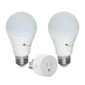 Set de focos lloyd's wifi 10w + contacto inteligente lc-1323