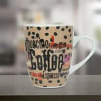 Taza de porcelana 310 ml color beige