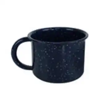 Pocillo esmaltado de peltre sansón ,color azul 1 l