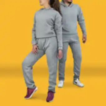 Conjunto unisex gris claro
