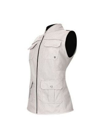 Cuadra Chaleco para dama en piel genuina oferta