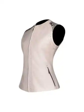 Cuadra Chaleco con piel de pitón oferta