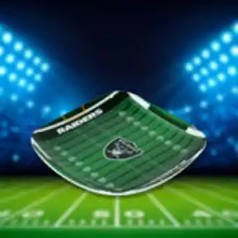 Tazón botanero melamina nfl raiders