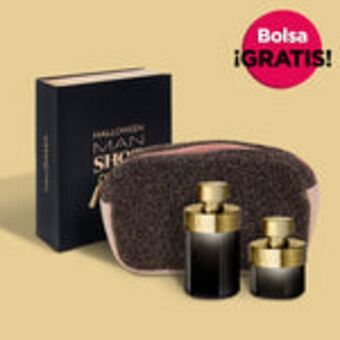Waldos Set fragancia halloween shot man, perfume para caballero, 2 piezas + ¡hip bag sparkling pink de regalo! oferta